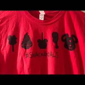 Disney Snack Goals shirt- Small